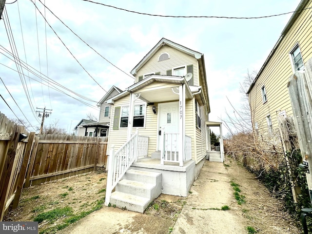1707 Harman Ave, Baltimore, MD 21230 - shotgun-style home with a fenced backyard