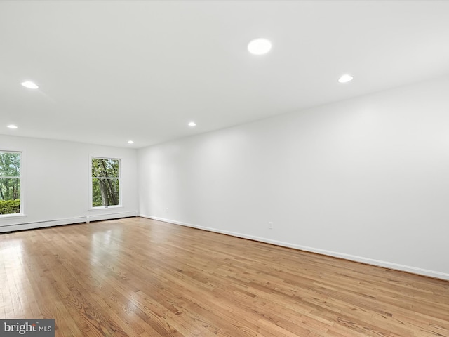 2500 Sams Creek Rd, Westminster, MD 21157 - spare room featuring light wood-style floors and recessed lighting