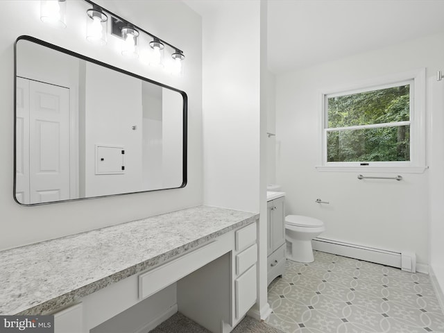 2500 Sams Creek Rd, Westminster, MD 21157 - bathroom featuring a baseboard heating unit and vanity