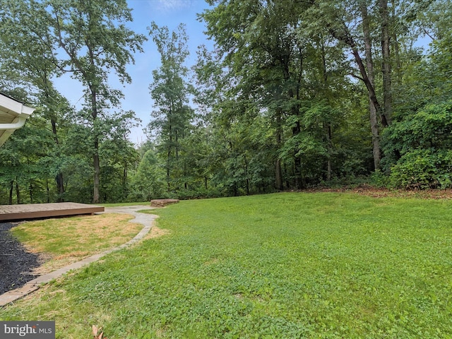 2500 Sams Creek Rd, Westminster, MD 21157 - view of grassy yard with a wooded view