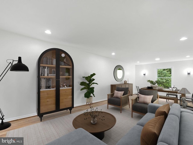 2500 Sams Creek Rd, Westminster, MD 21157 - living room with wood finished floors and recessed lighting