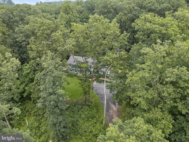 2500 Sams Creek Rd, Westminster, MD 21157 - aerial view of property and surrounding area with a heavily wooded area