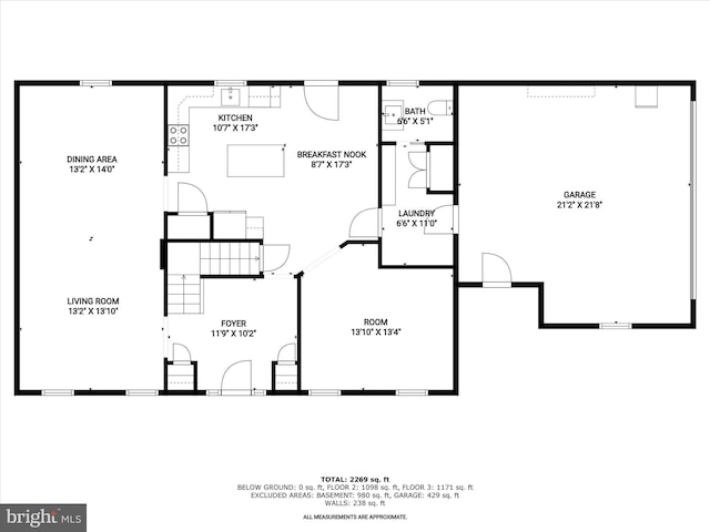 2500 Sams Creek Rd, Westminster, MD 21157 - view of floor plan / room layout