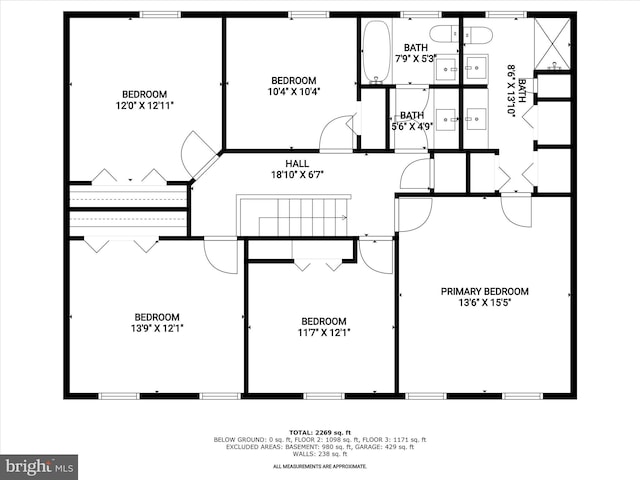 2500 Sams Creek Rd, Westminster, MD 21157 - view of floor plan / room layout