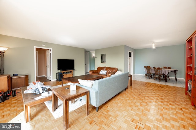 309 Florence Ave Unit 420-N, Jenkintown, PA 19046 - living area featuring baseboards