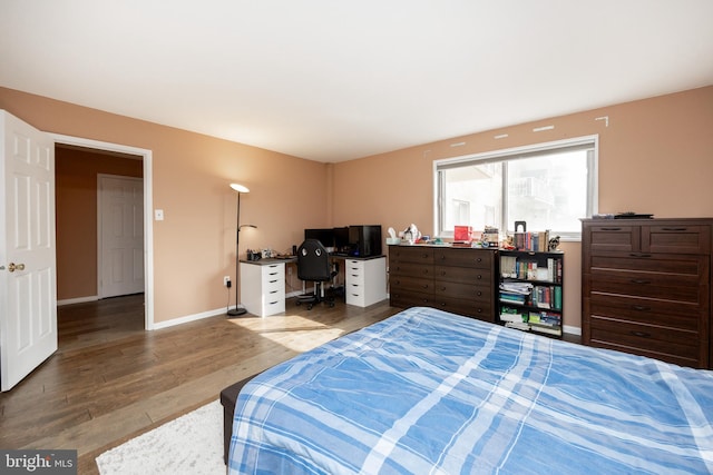 309 Florence Ave Unit 420-N, Jenkintown, PA 19046 - bedroom featuring wood finished floors and an office area