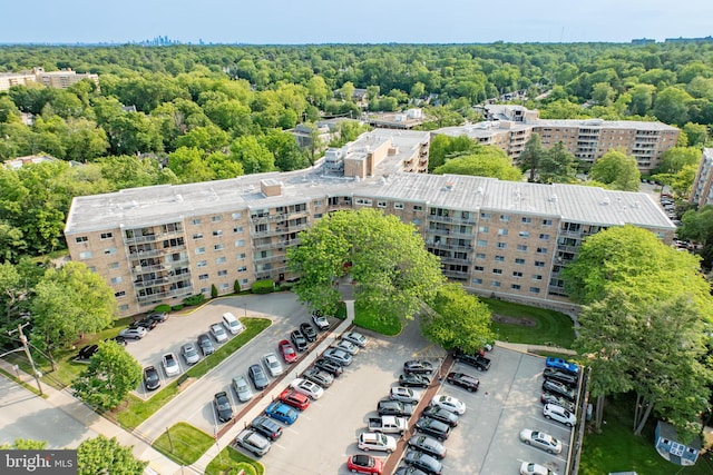309 Florence Ave Unit 420-N, Jenkintown, PA 19046 - aerial view of a heavily wooded area and apartment complex