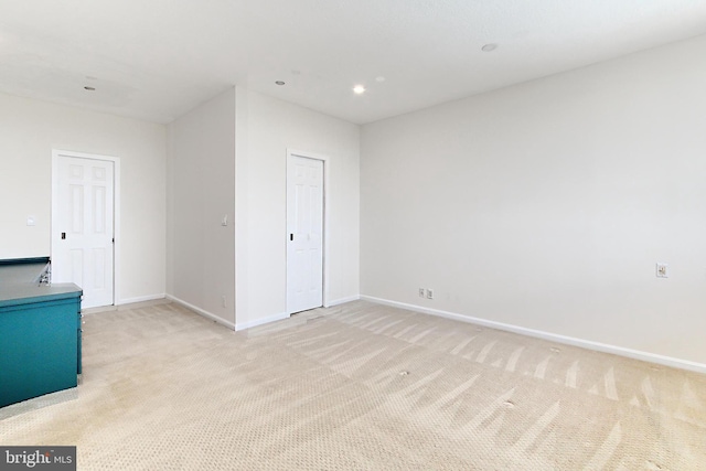 1805 Crystal Dr Unit 1110S, Arlington, VA 22202 - spare room with light colored carpet and recessed lighting