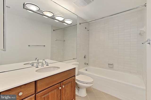 1805 Crystal Dr Unit 1110S, Arlington, VA 22202 - full bath featuring tile patterned floors, bathtub / shower combination, and vanity