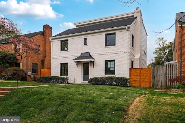 4324 Yuma St NW, Washington, DC 20016 - view of front of house with a chimney and brick siding