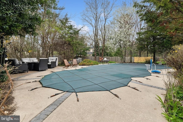 6 Keystone Way, Princeton Junction, NJ 08550 - view of pool featuring a patio area and outdoor lounge area