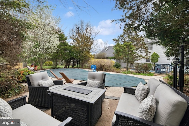 6 Keystone Way, Princeton Junction, NJ 08550 - view of patio with outdoor lounge area