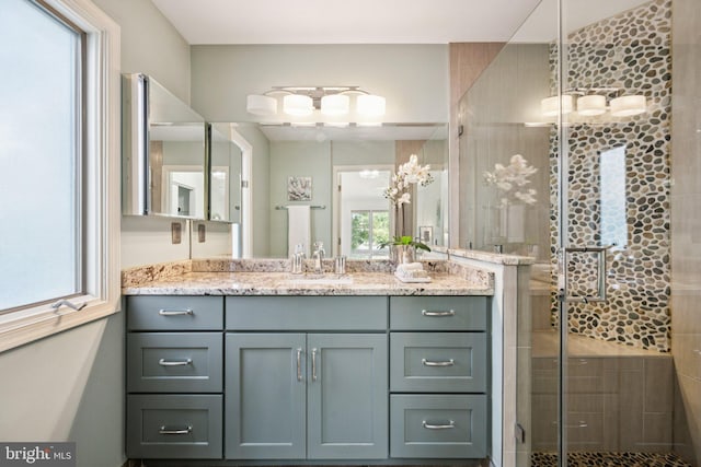 5071 Columbia Rd, Columbia, MD 21044 - full bath with vanity and a stall shower
