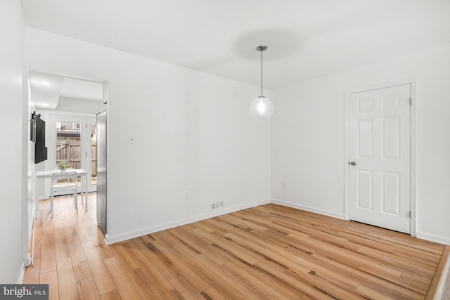 7556 S Arbory Ln Unit 382, Laurel, MD 20707 - empty room featuring light wood finished floors and baseboards