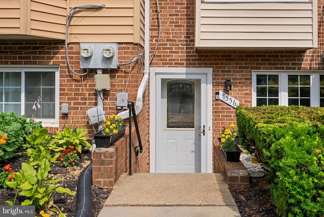 7556 S Arbory Ln Unit 382, Laurel, MD 20707 - property entrance with brick siding