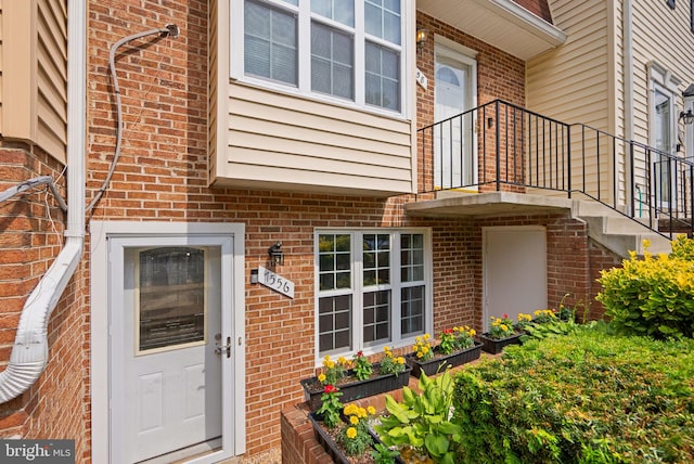7556 S Arbory Ln Unit 382, Laurel, MD 20707 - doorway to property with brick siding