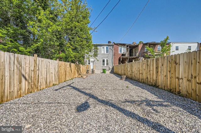 3711 Spaulding Ave, Baltimore, MD 21215 - fenced backyard featuring a residential view