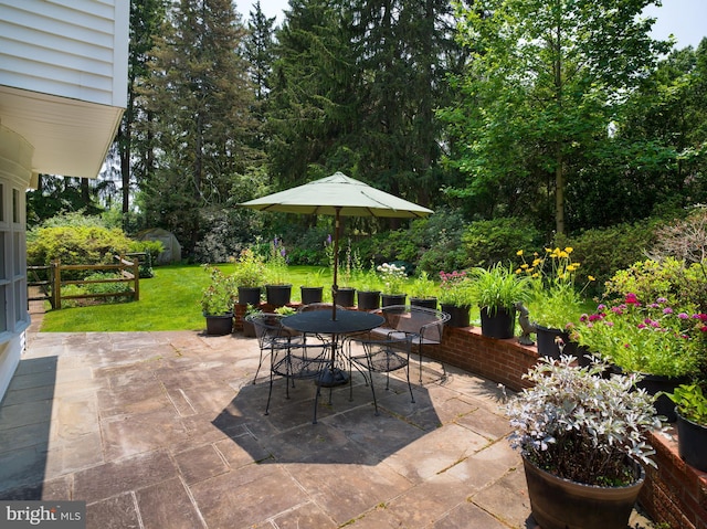 825 Parkes Run Ln, Villanova, PA 19085 - view of patio / terrace with outdoor dining space