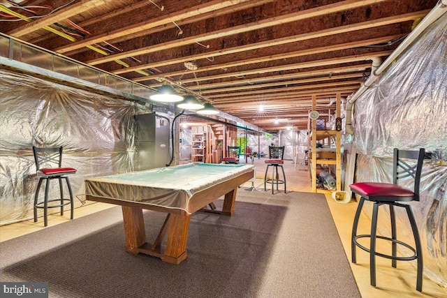 10840 Wolfsville Rd, Myersville, MD 21773 - rec room with billiards