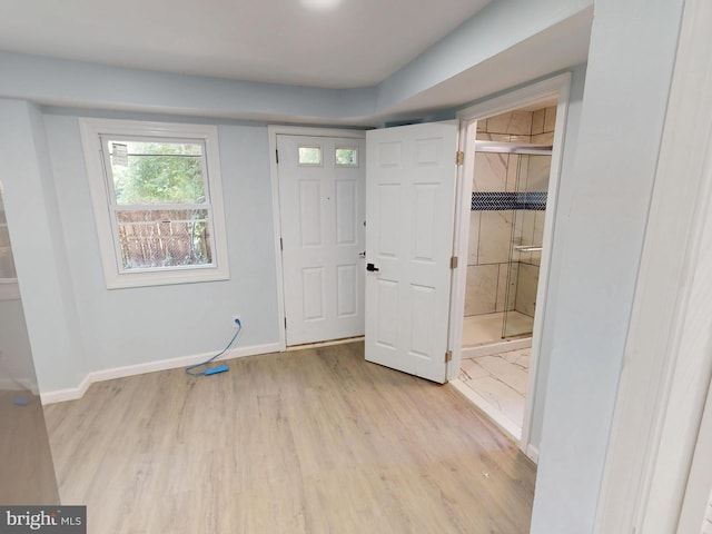 6 W Griffith St, Penns Grove, NJ 08069 - foyer featuring baseboards and light wood-style flooring