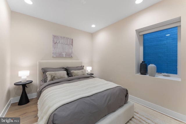 1632 Chain Bridge Rd, Mclean, VA 22101 - bedroom featuring baseboards, recessed lighting, and wood finished floors