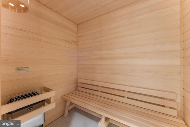1632 Chain Bridge Rd, Mclean, VA 22101 - relaxing sauna with marble finish flooring and wooden walls