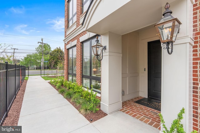 1632 Chain Bridge Rd, Mclean, VA 22101 - entrance to property featuring stucco siding and brick siding