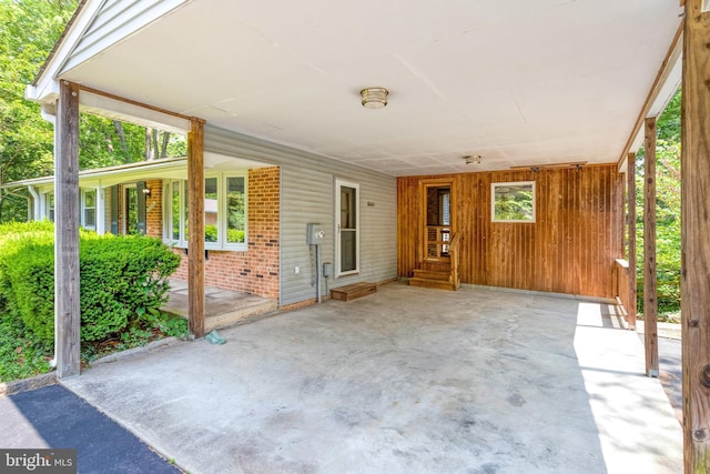 2306 Marline Ct, Woodbridge, VA 22192 - view of patio / terrace featuring an attached carport