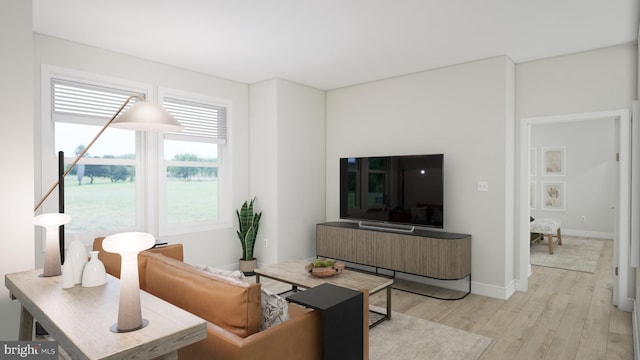 23640 Bolton Crescent Ter Unit 13-306, Ashburn, VA 20148 - living area with wood finished floors and baseboards