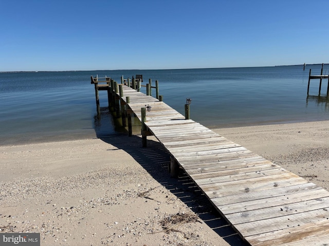 924 Blackbeard Pond Rd, Hague, VA 22469 - dock area featuring a water view