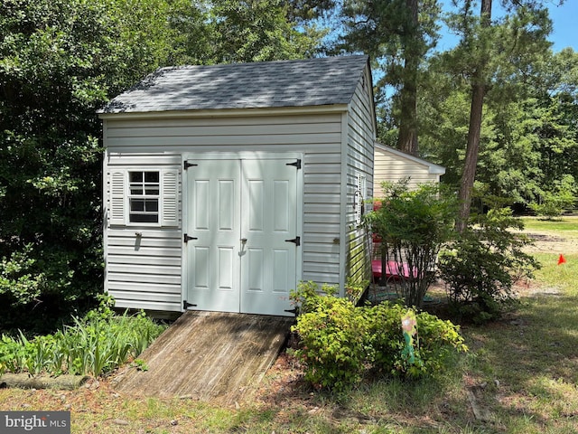 924 Blackbeard Pond Rd, Hague, VA 22469 - view of shed