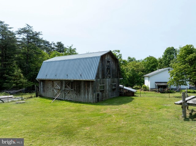 10496 Red Hawk Ln, Huntingdon, PA 16652 - view of barn with a lawn
