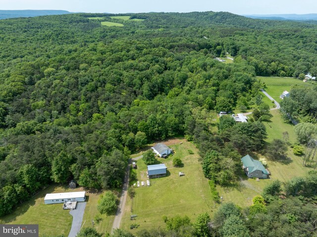 10496 Red Hawk Ln, Huntingdon, PA 16652 - aerial view of property's location featuring a forest