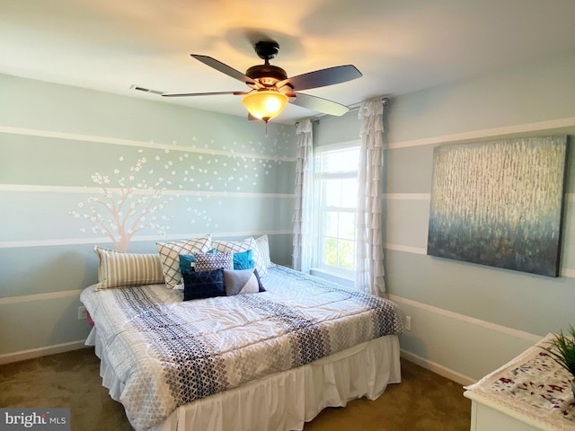 614 Empire Dr, Downingtown, PA 19335 - carpeted bedroom featuring baseboards and a ceiling fan