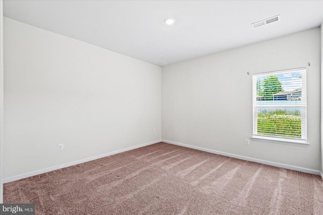 17324 Mary Adams Ave, Bowling Green, VA 22427 - carpeted spare room featuring baseboards and recessed lighting