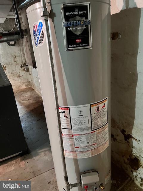 171 W Clarkson Ave, Philadelphia, PA 19120 - utility room with gas water heater