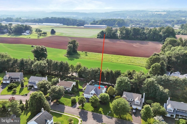 4170 Tersher Dr, Doylestown, PA 18902 - aerial perspective of suburban area featuring a golf course