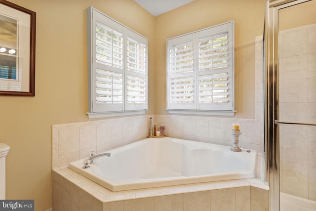 6 Easton Ln, Cinnaminson, NJ 08077 - full bath featuring a bath and tiled shower