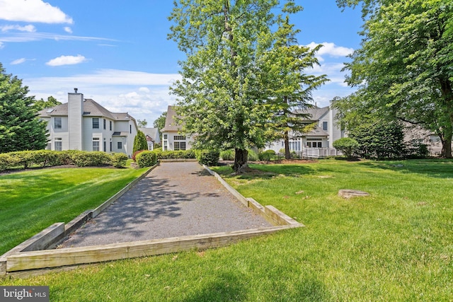 6 Easton Ln, Cinnaminson, NJ 08077 - view of community featuring a bocce ball area and a lawn