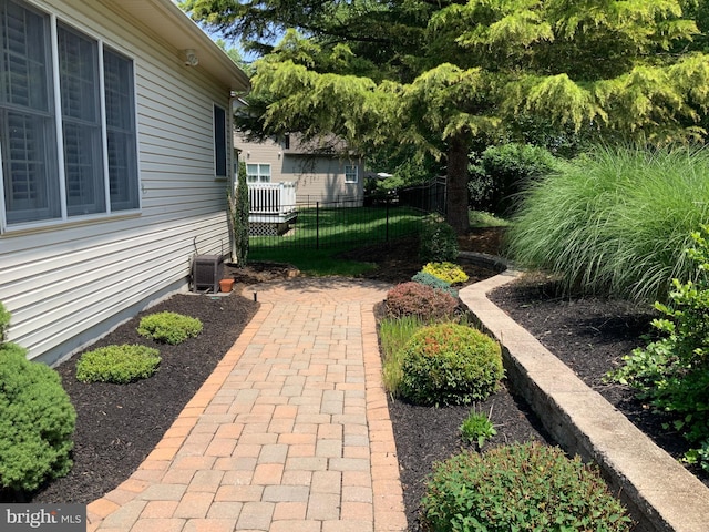 6 Easton Ln, Cinnaminson, NJ 08077 - view of patio featuring central AC unit
