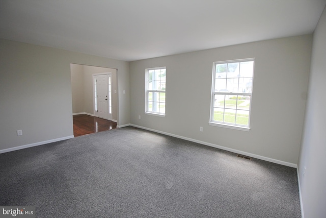 7 E Edgewater Ct, Sicklerville, NJ 08081 - spare room featuring dark colored carpet and baseboards