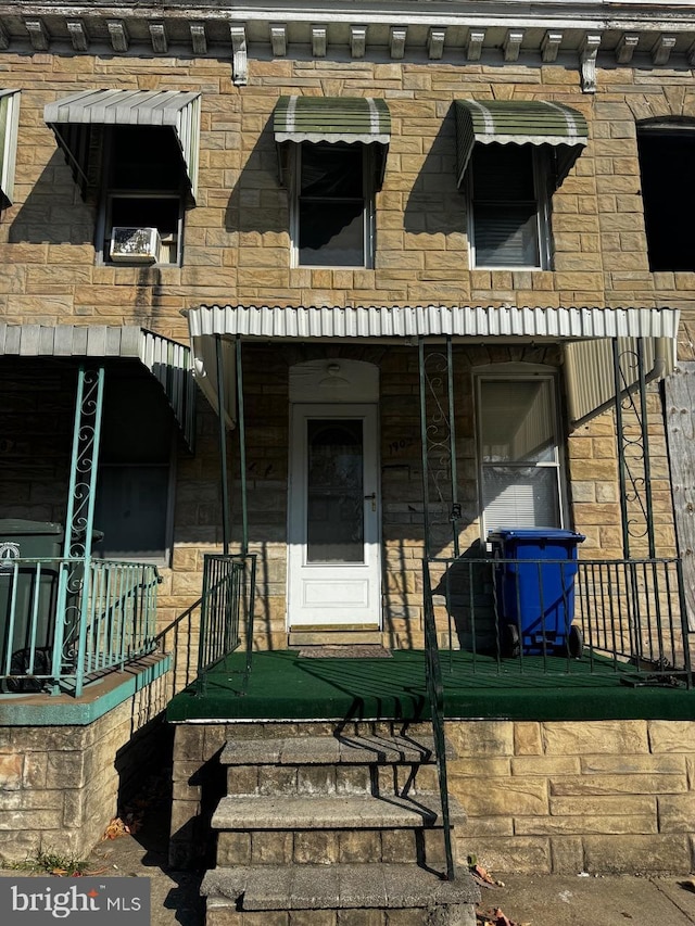 1902 Ramsay St, Baltimore, MD 21223 - view of exterior entry with stone siding