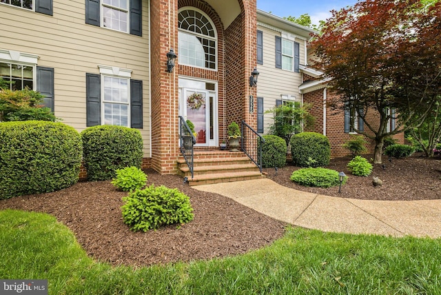3525 Traveler Rd, Rockingham, VA 22801 - entrance to property featuring brick siding