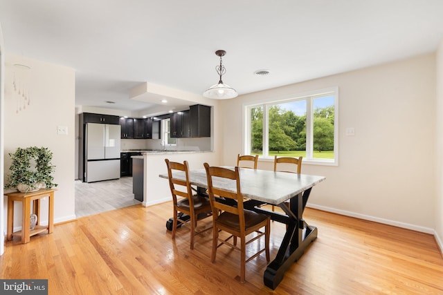 233 Kimble Rd, Berryville, VA 22611 - dining space featuring light wood-style flooring and baseboards