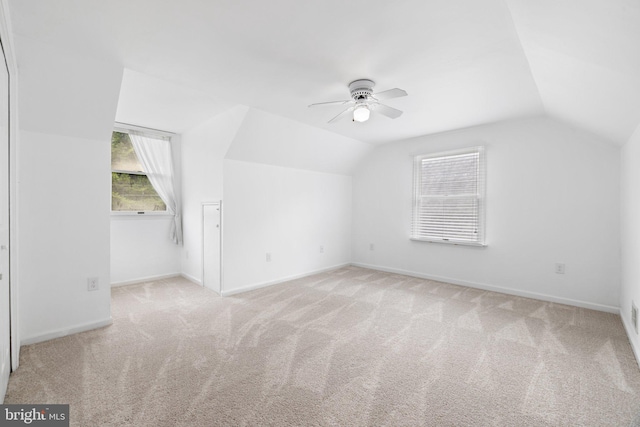 233 Kimble Rd, Berryville, VA 22611 - bonus room with ceiling fan, carpet, and lofted ceiling