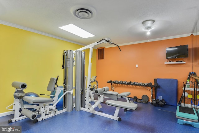 9039 Sligo Creek Pkwy Unit 102, Silver Spring, MD 20901 - exercise area featuring ornamental molding