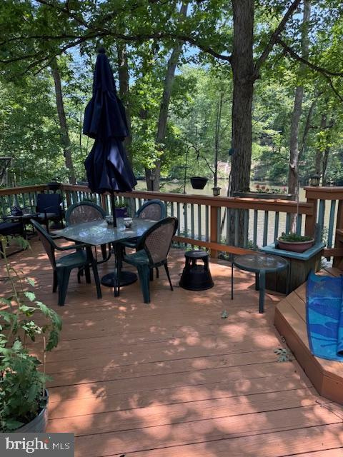 9 Ruby Dr, Stafford, VA 22556 - deck featuring outdoor dining area