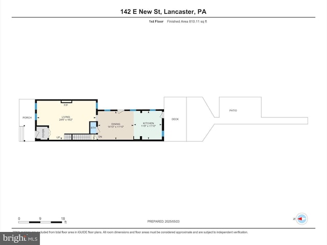 142 E New St, Lancaster, PA 17602 - floor plan / room layout