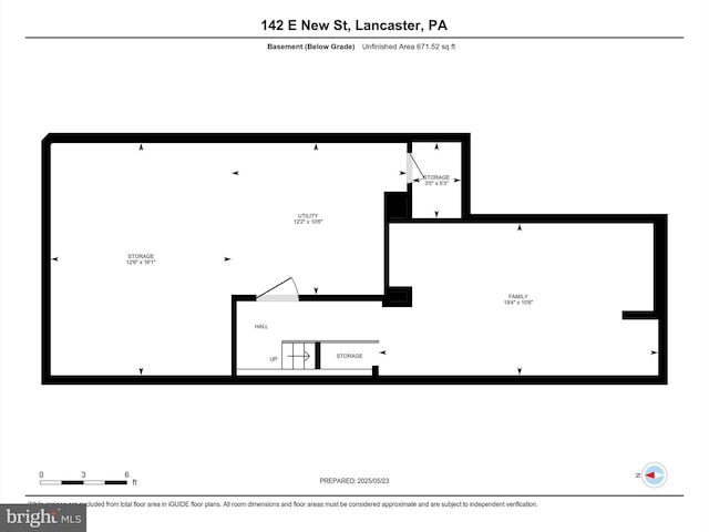 142 E New St, Lancaster, PA 17602 - floor plan / room layout