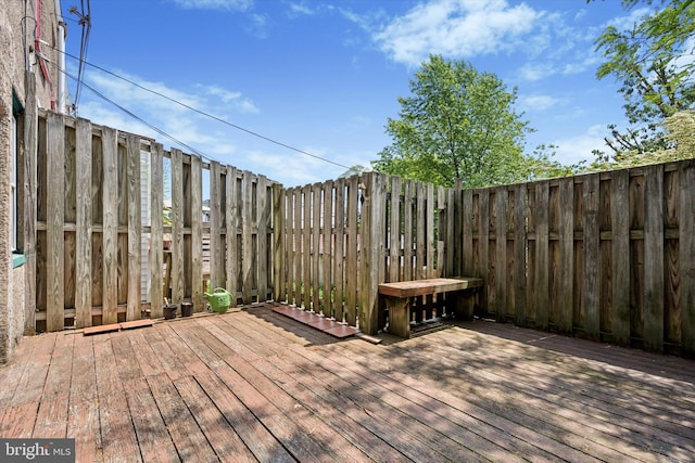 340 W Durham St, Philadelphia, PA 19119 - view of wooden deck